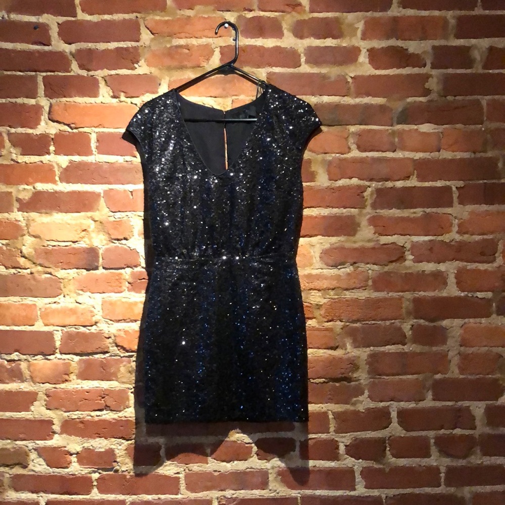 Sequined New Year’s Eve Mini Dress